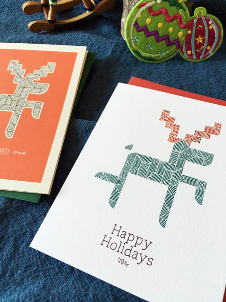 Tarjeta "Happy Hollidays" Reno