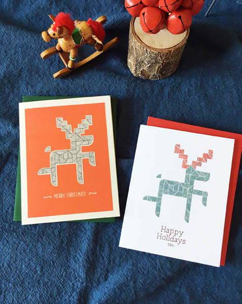 Tarjeta "Merry Christmas" Reno