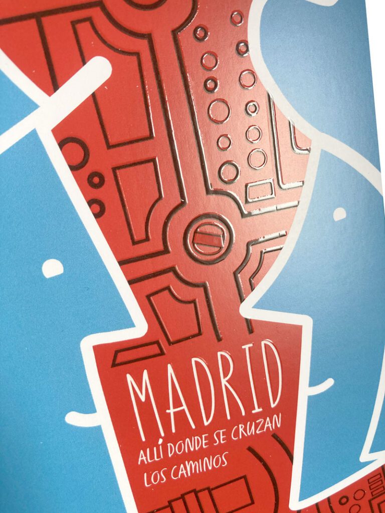 Postal «Allí donde se juntan los caminos»