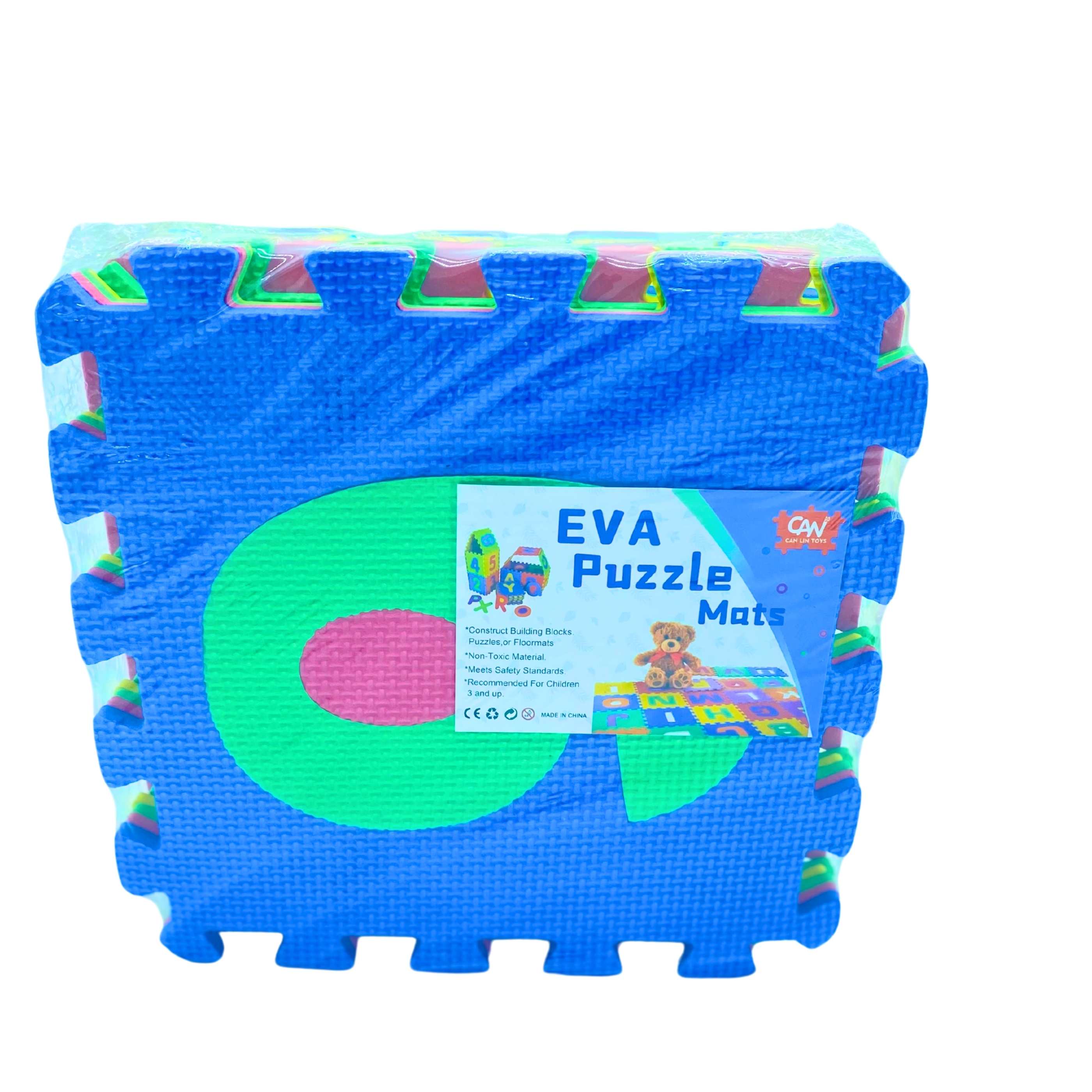 Alfombra de juego EVA con números y letras