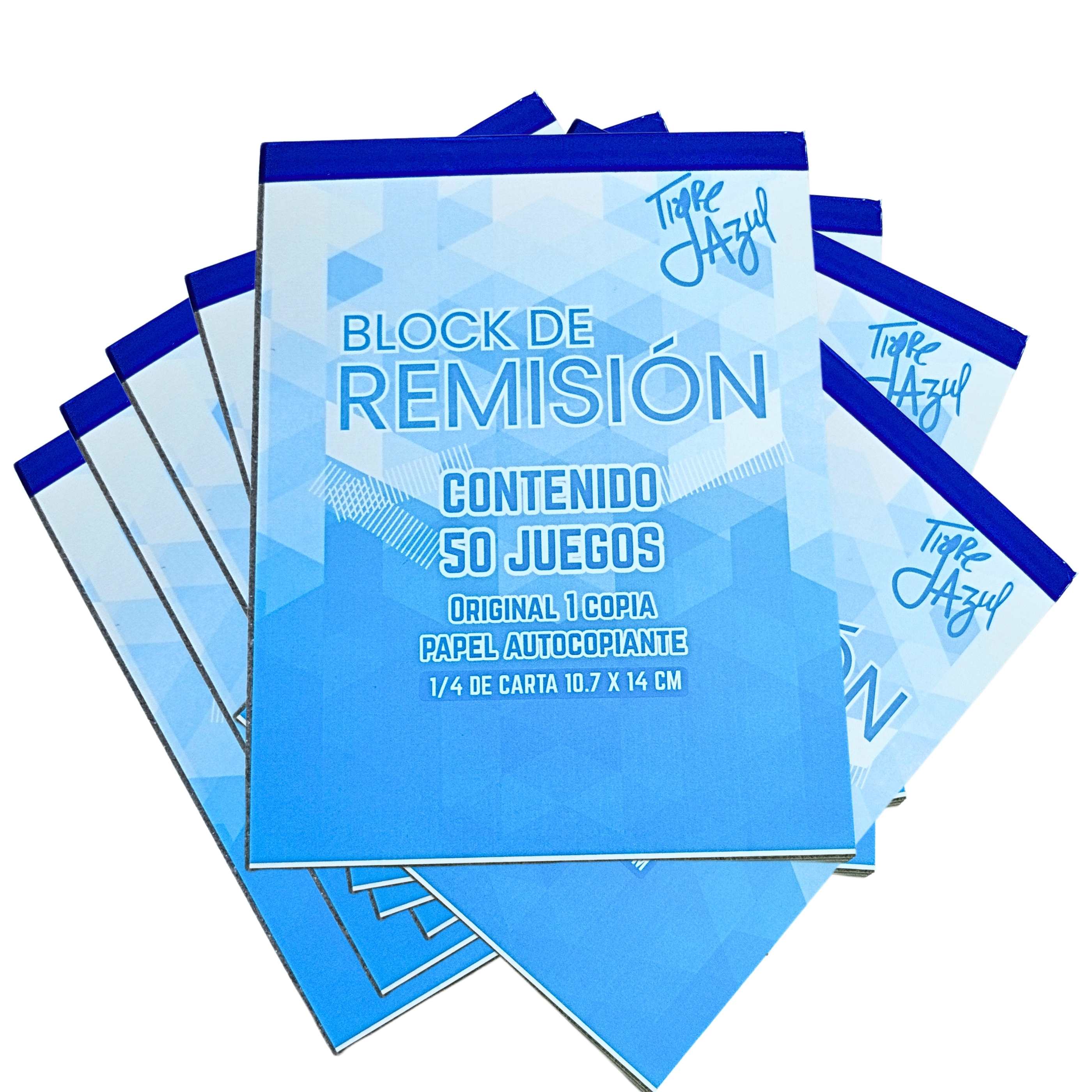 Bloc nota de remisión 50 juegos