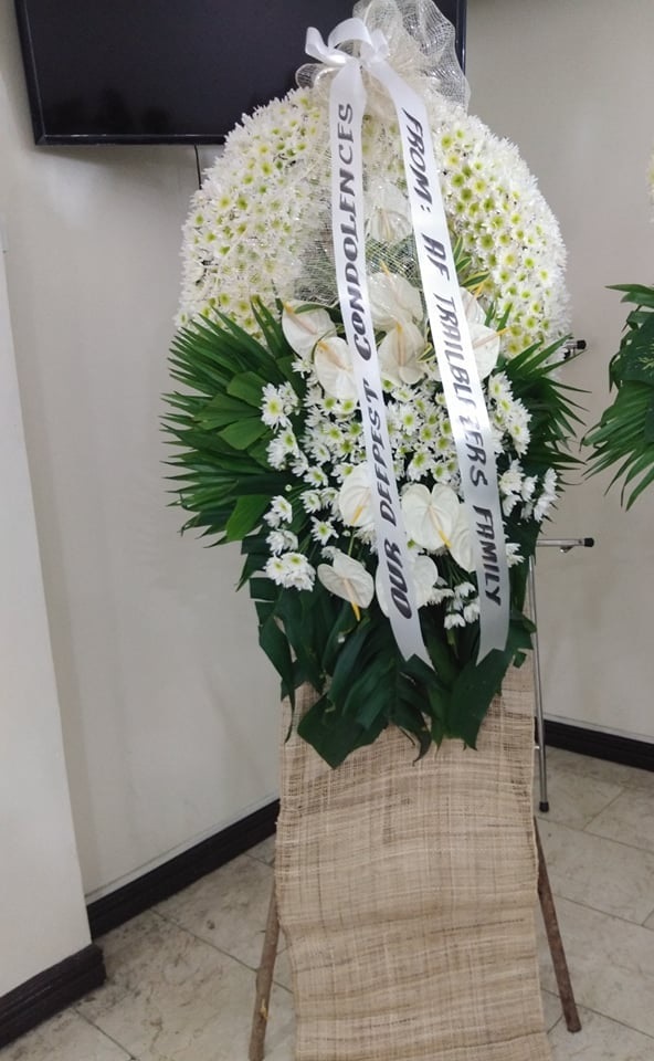 Sympathy Standing Funeral Flower Arrangement