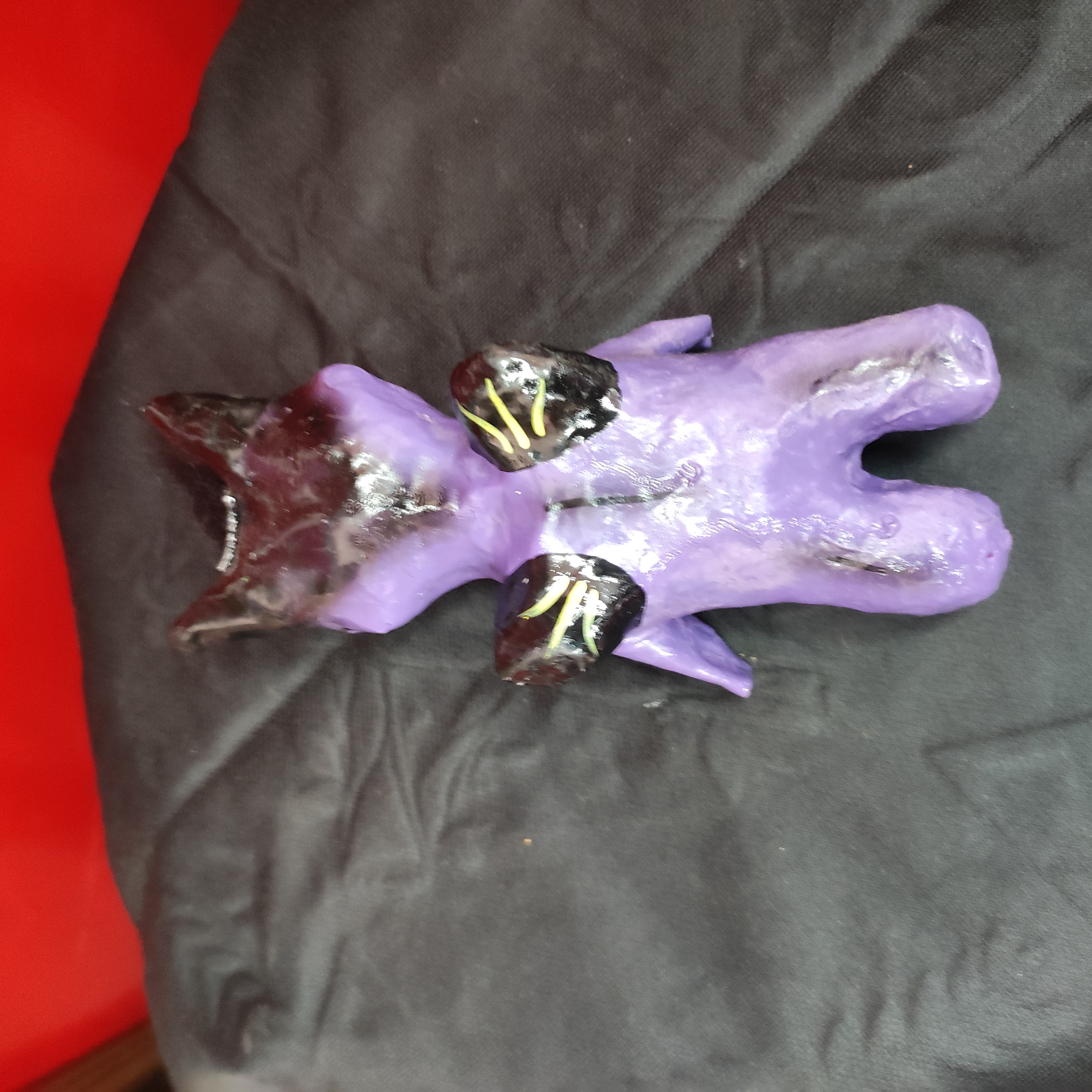 Diablitos 3D de papel mache 