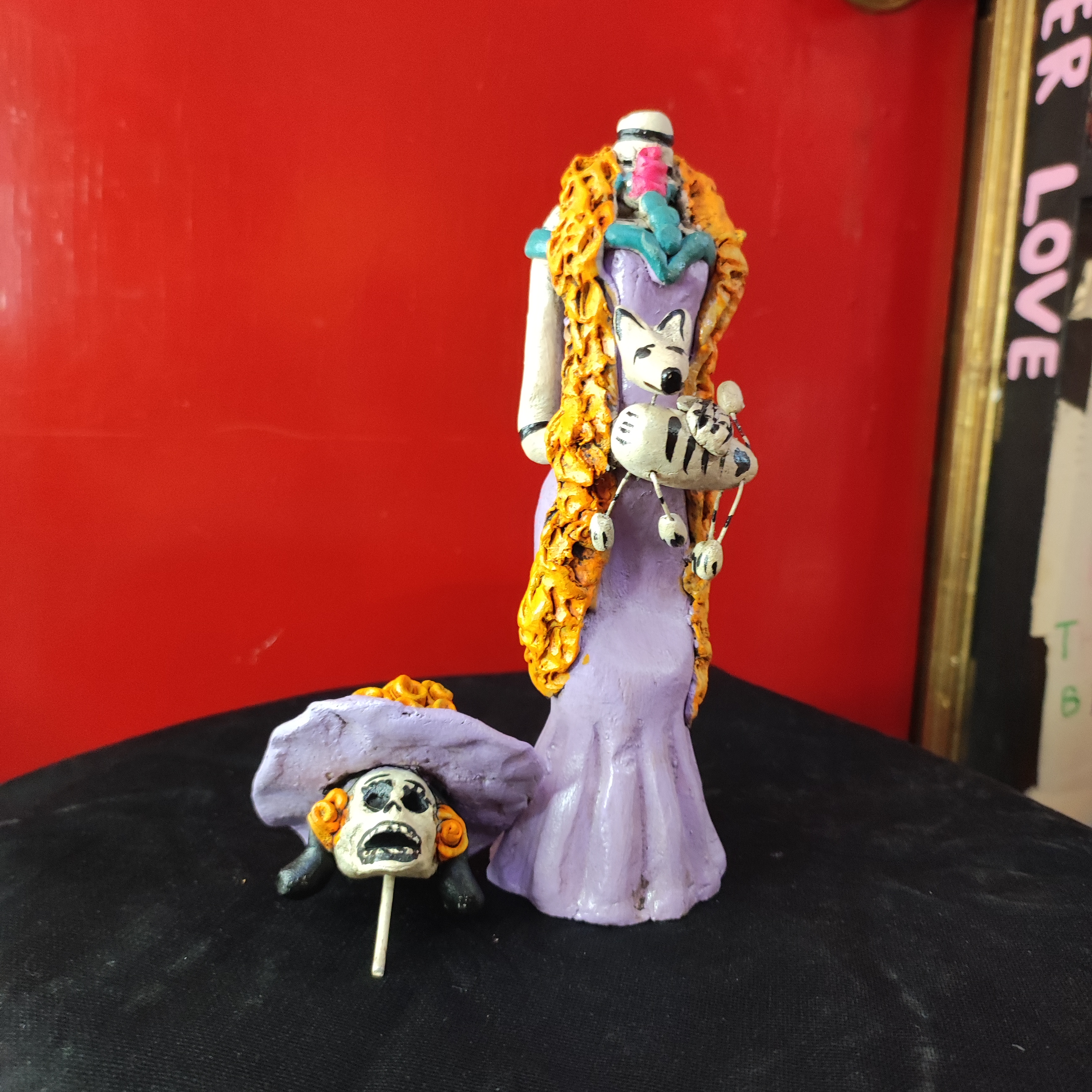 Catrina con cabeza removible