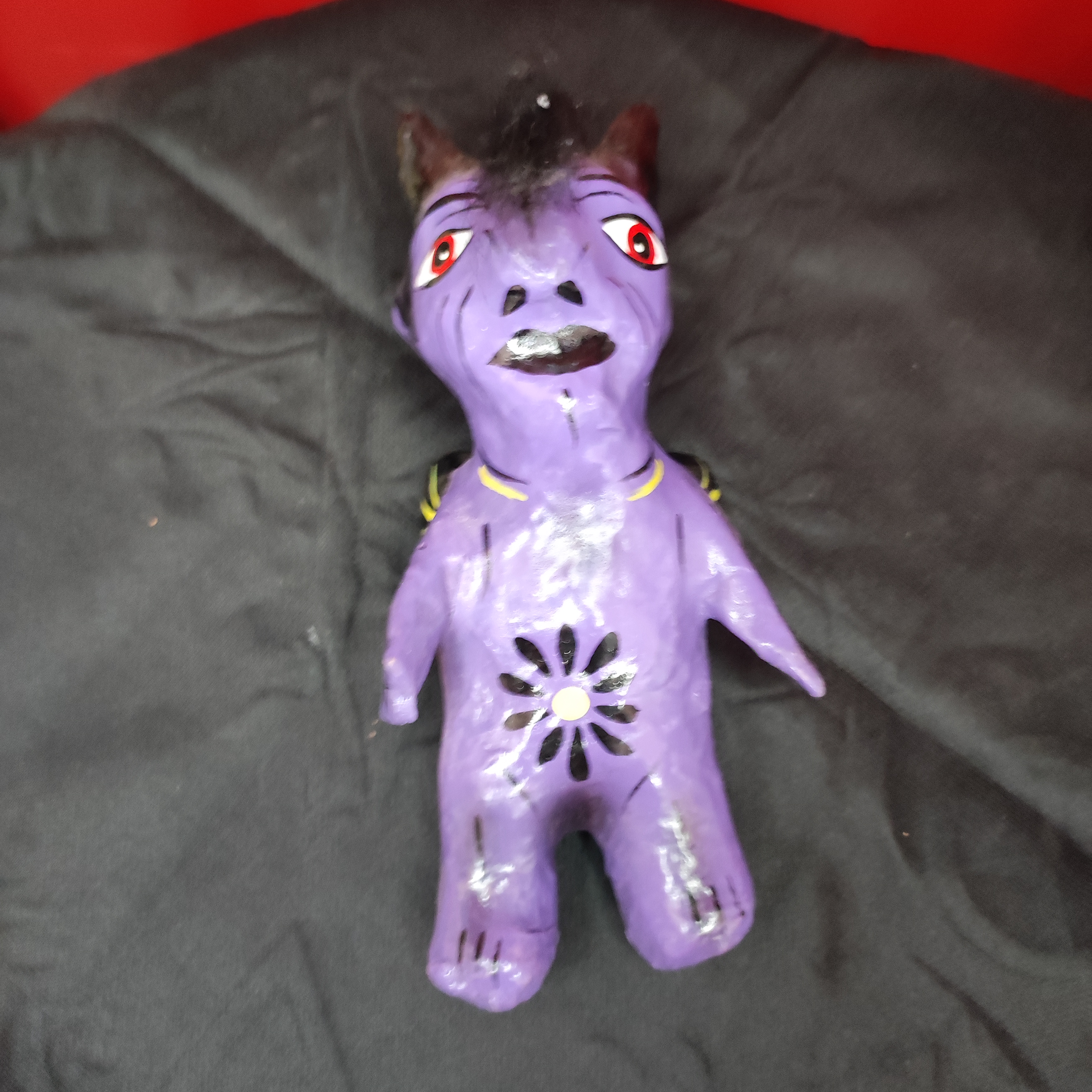 Diablitos 3D de papel mache 