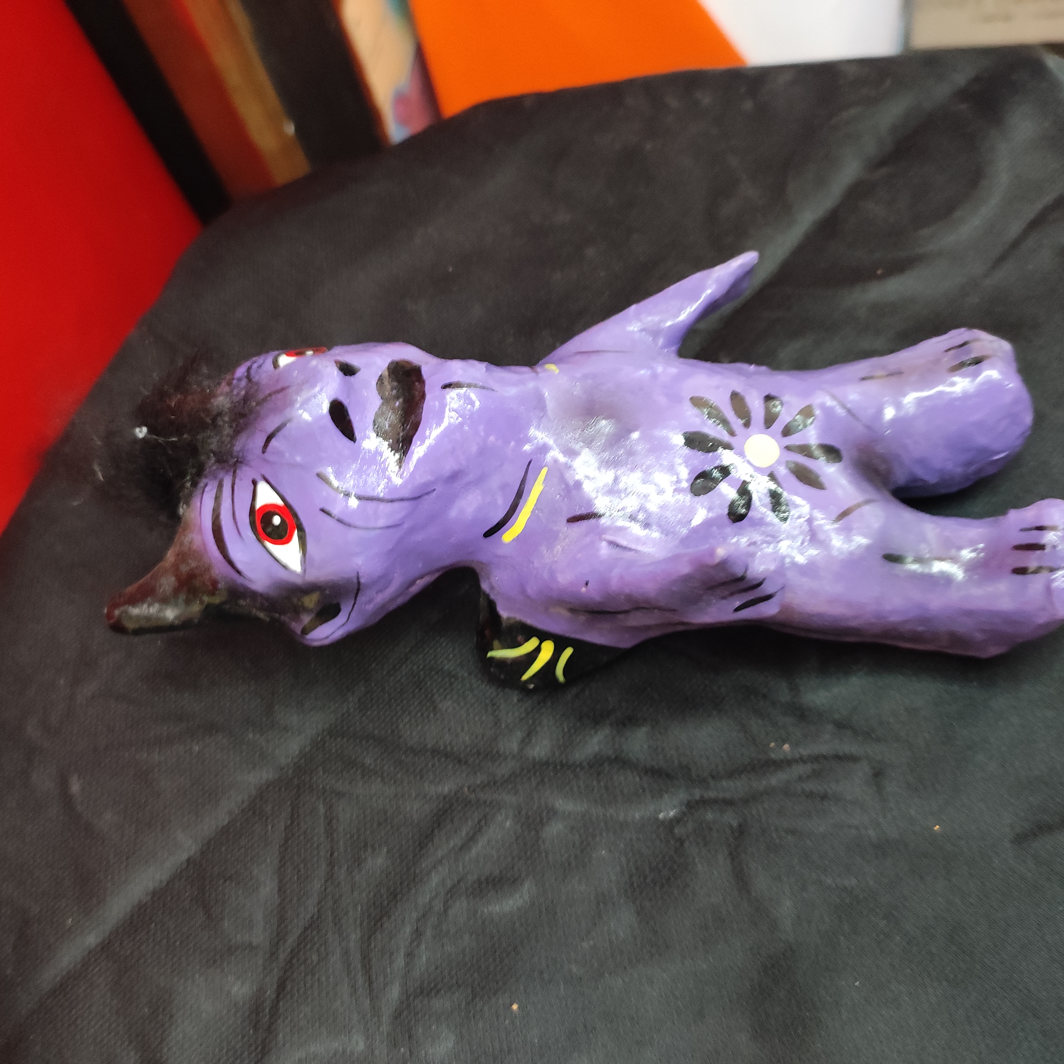 Diablitos 3D de papel mache 