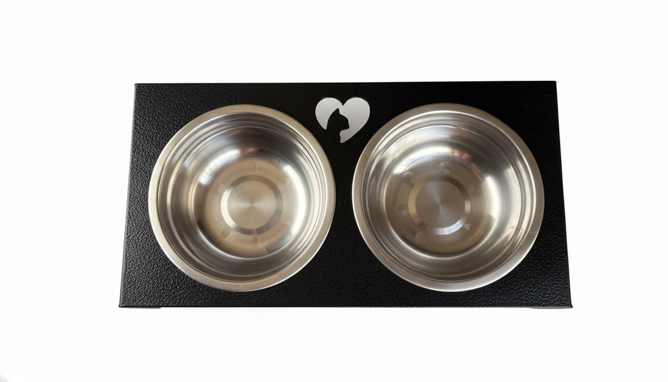 Comedero doble para Gatos