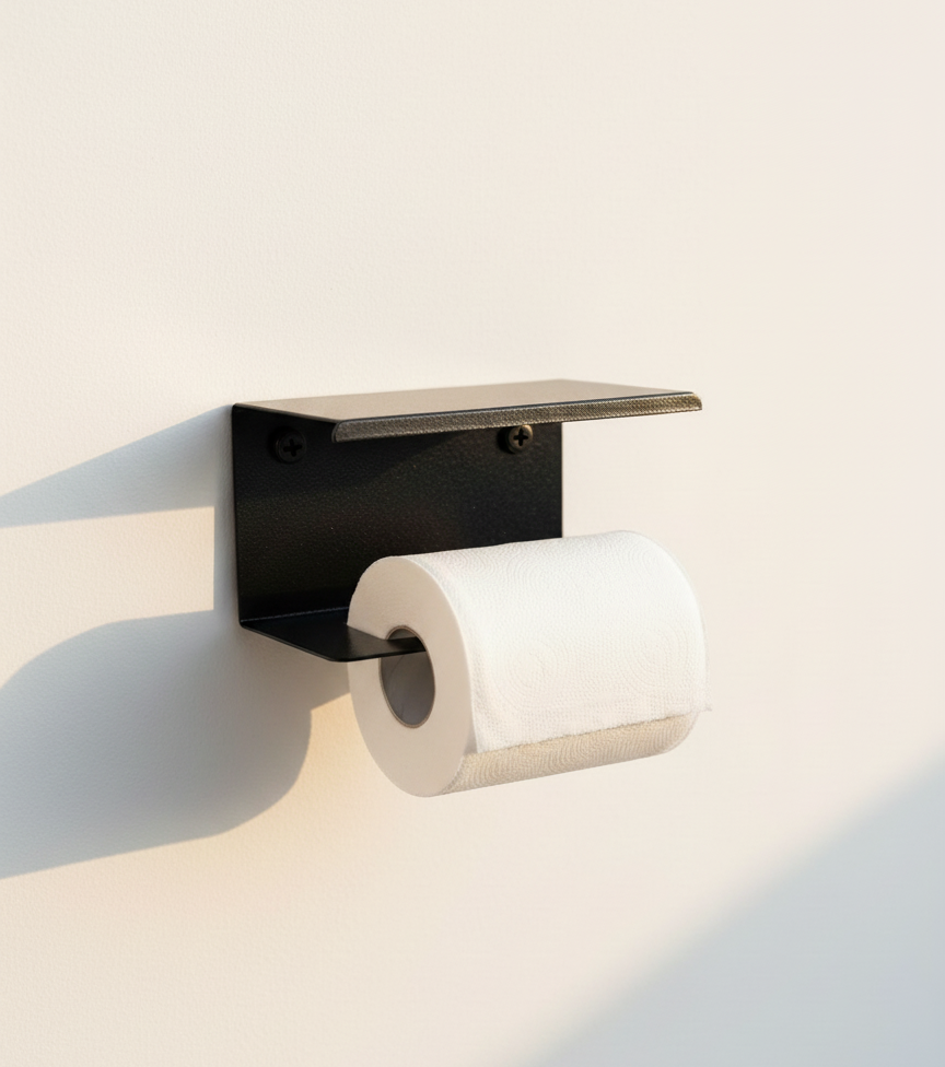 Porta papel con bandeja 