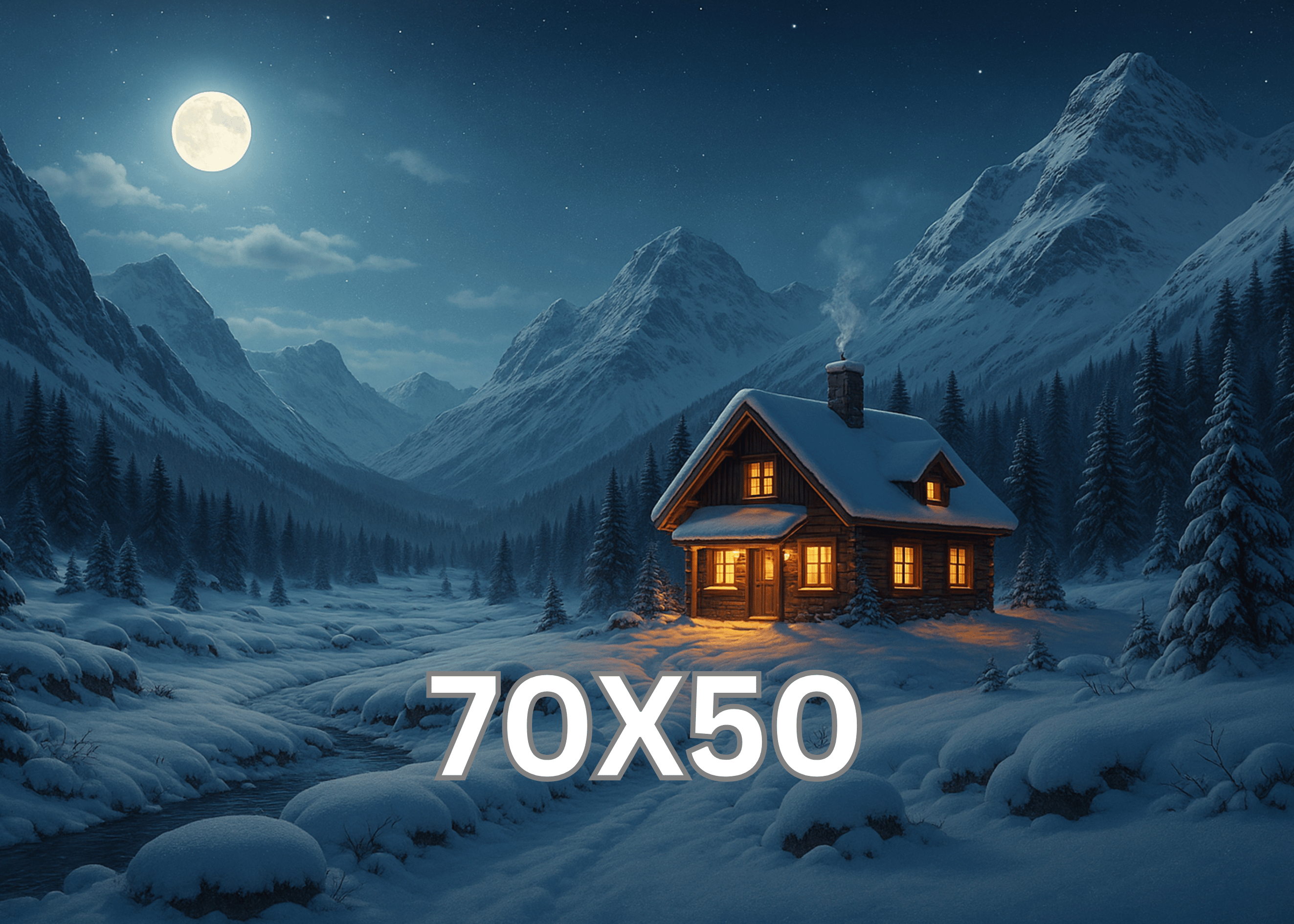 Moonlit Cabin Home Away