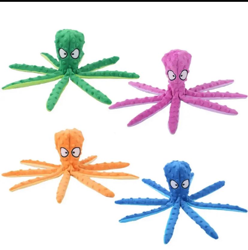 Pulpo De Juguete Para Mascotas Con Pito