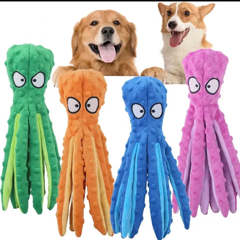 Pulpo De Juguete Para Mascotas Con Pito