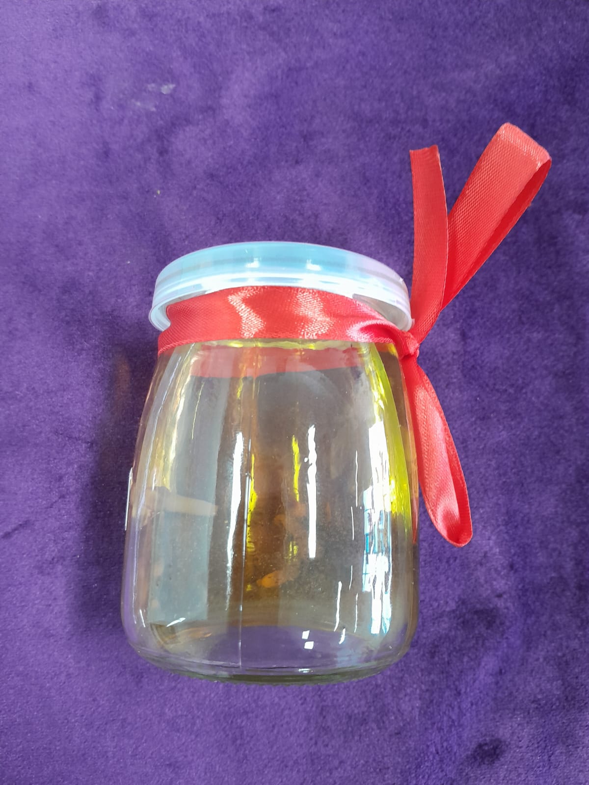 Frasco decorativo de vidrio