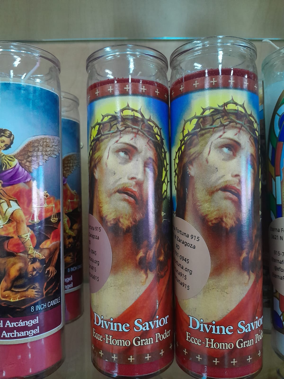 Vela religiosa Divine Savior