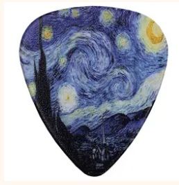 Starry Night Guitar Pick