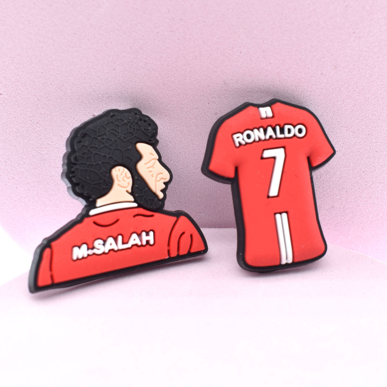 Soccer Fan Shoe Charms: 30PCS Football-Themed Decor for Croc Charms, Bag Charms, Party Favor, & Footwear accessories