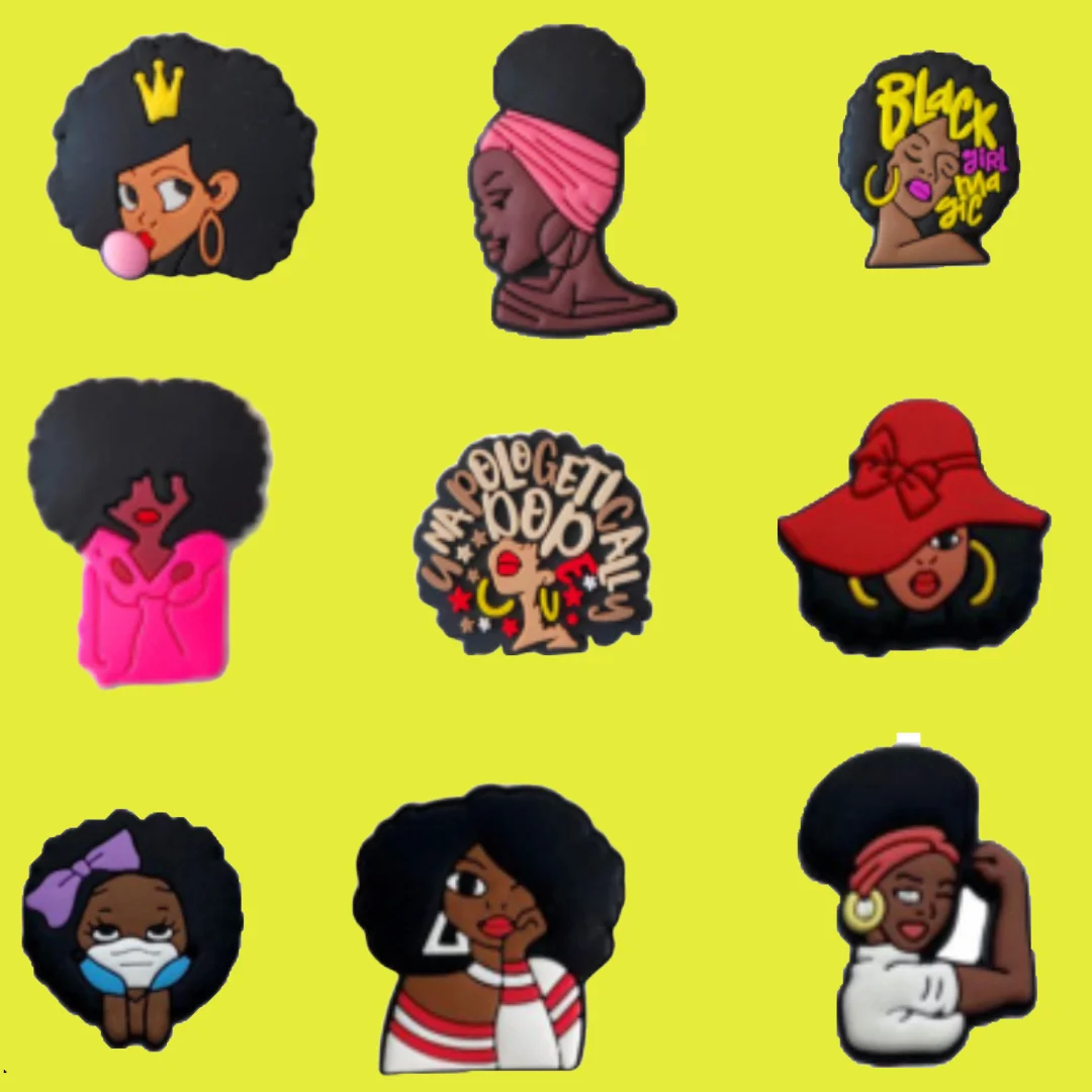 Black Lives Matter Shoe Charms for girls, woman, Black Fashion, Shoe Decoration Croc Charms, Bag Charms, Party Favor & Footwear accessories