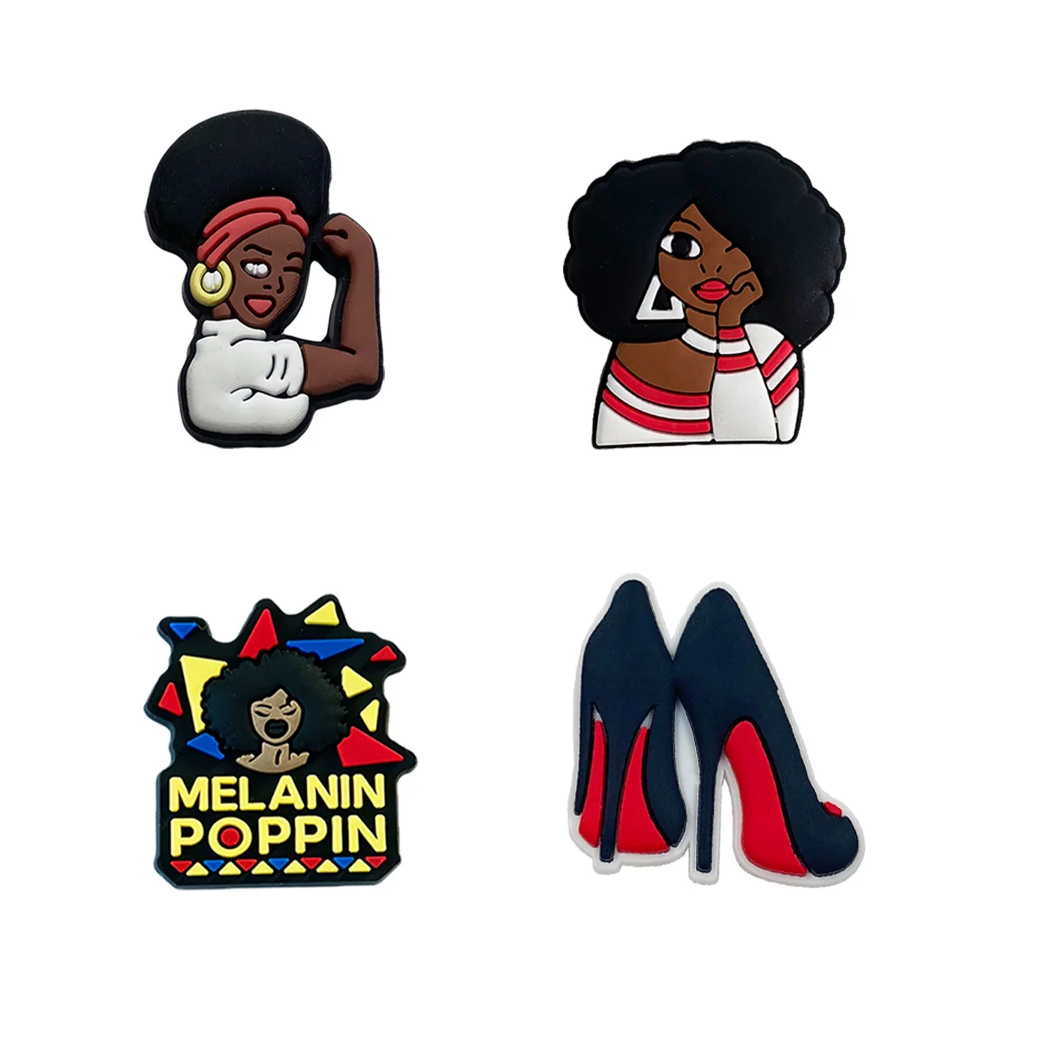 Black Lives Matter Shoe Charms for girls, woman, Black Fashion, Shoe Decoration Croc Charms, Bag Charms, Party Favor & Footwear accessories