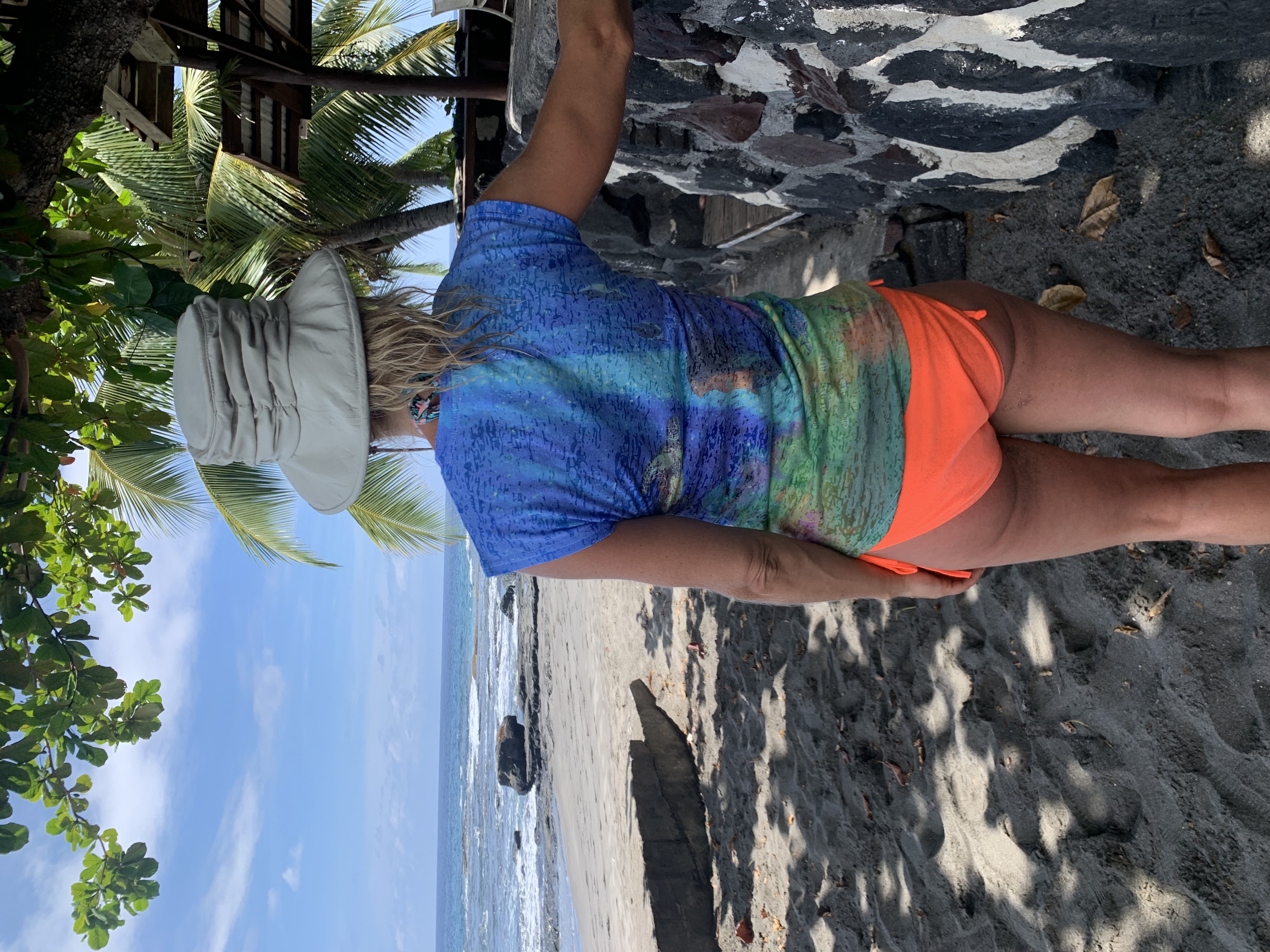 A mermaid talking with a turtle