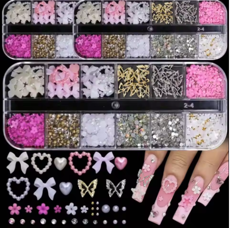 3D Nail Art Decoration Kit