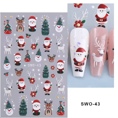 Christmas Nail Art Stickers