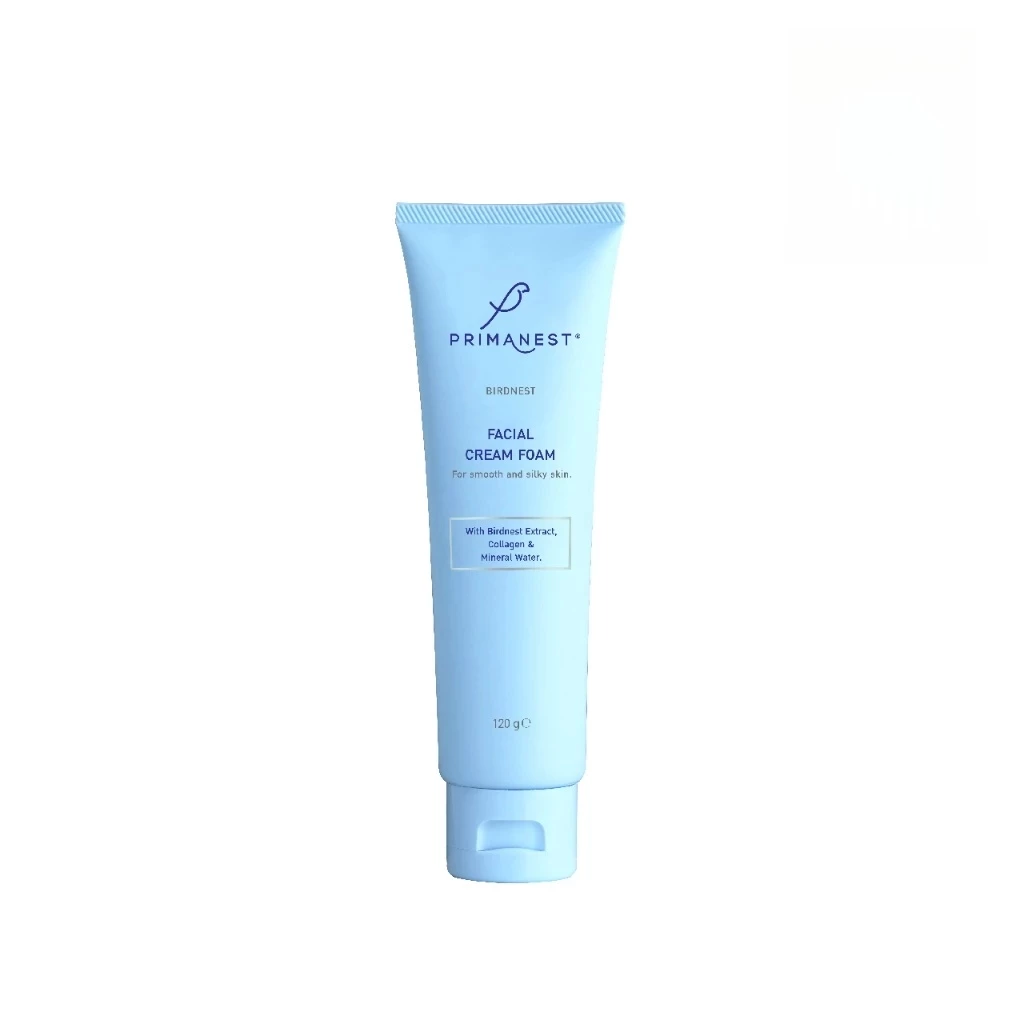 Primanest Birdnest Facial Cream Foam 120 ml ชะลอริ้วรอย เพิ่มความกระจ่างใส ชุ่มชื้น