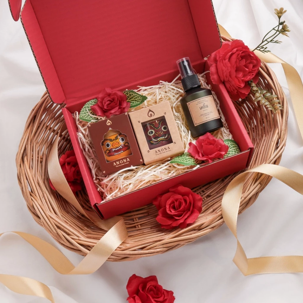 KIM TUNG GIFT SET เซตของขวัญรวมผลิตภัณฑ์อโรม่าขายดี 3 ชิ้น