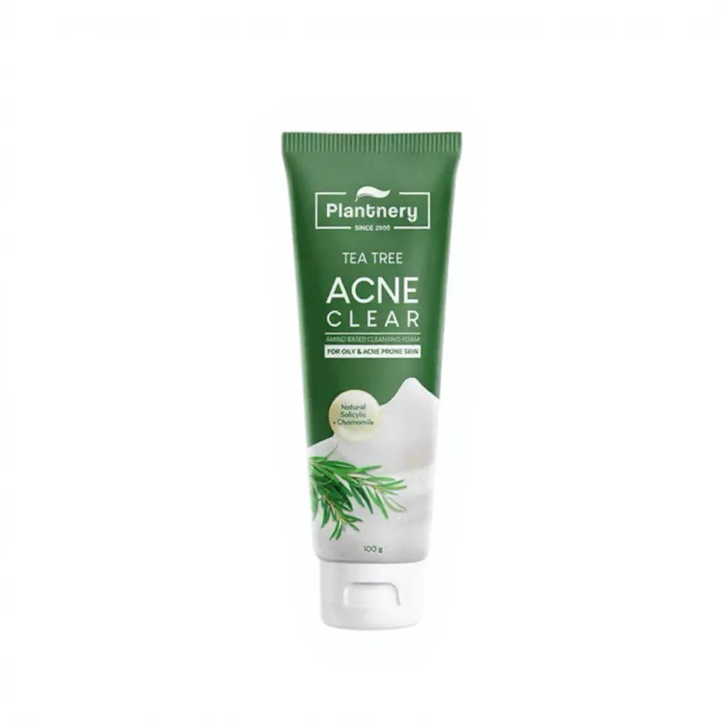 แพลนท์เนอรี่ โฟมล้างหน้า ทีทรี Plantnery Tea Tree Acne Whip Foam 100 g