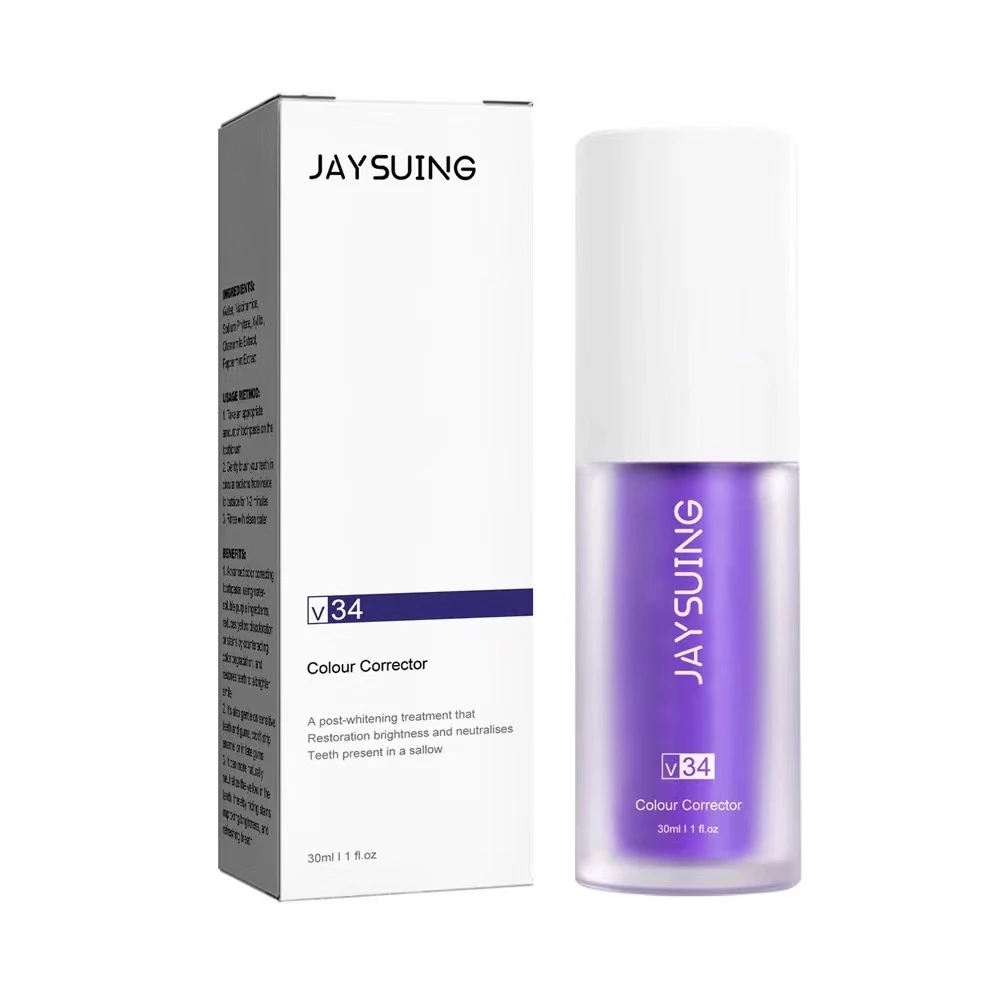 สไตล์ออสเตรเลียสุดฮอต Jaysuing V34 ยาสีฟันฟันขาว กำจัดกลิ่นปาก ฟอกฟันขาว ลดคราบหินปูน ลดกลิ่นปาก คราบฟัน