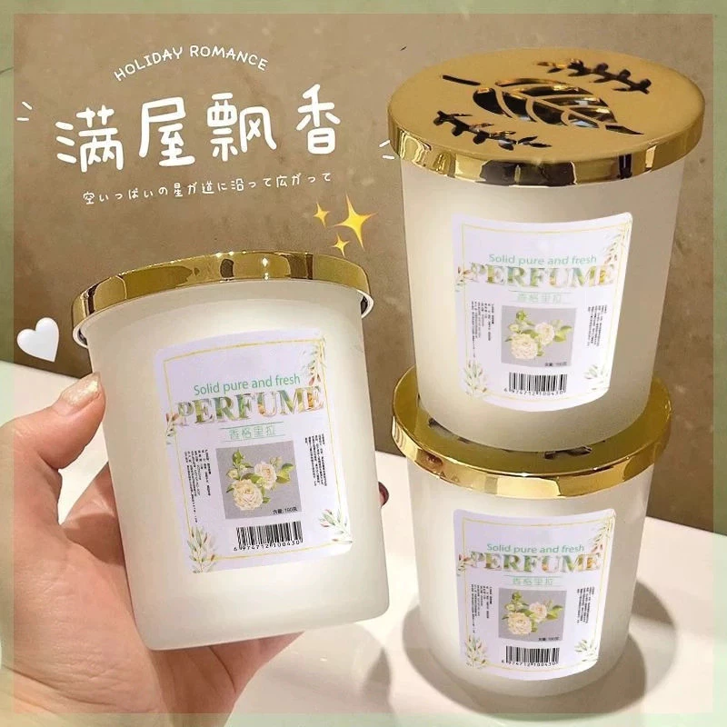 อโรมาเทอราพีติดทนนานในห้องน้ำหอมติดรถยนต์ครีมอโรมาเทอราพีแข็งน้ำหอมปรับอากาศน้ำหอมกลิ่นในร่ม