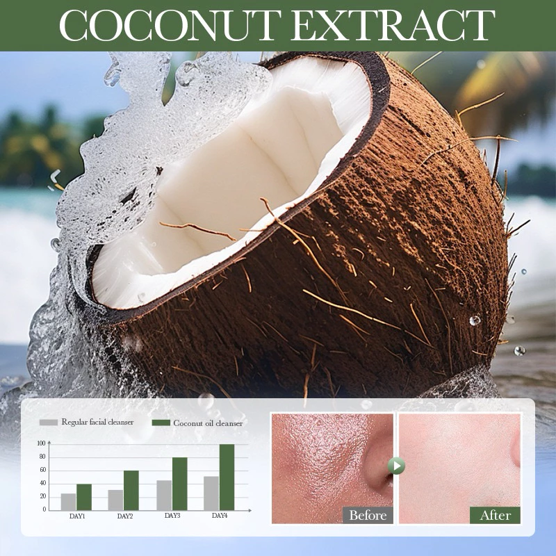 โฟมล้างหน้าน้ำมันมะพร้าว Sadoer Coconut Oil Cleanser โฟมล้างหน้ามะพร้าว ให้ผิวขาวใส เนียนนุ่ม 100 g.