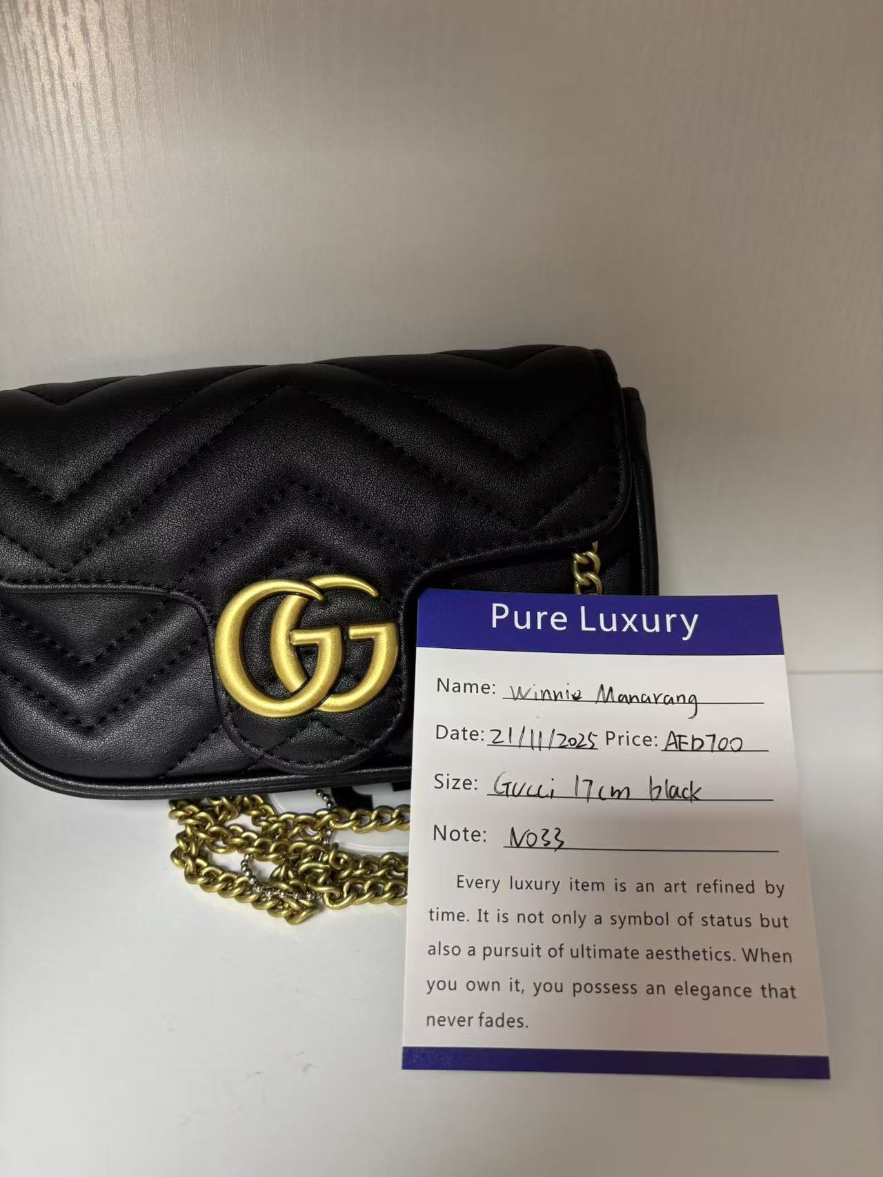 Luxury Bag-winne Manarang