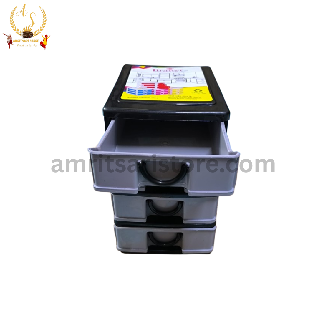 Plastic Drawer Storage Organizer – 4 Layers
