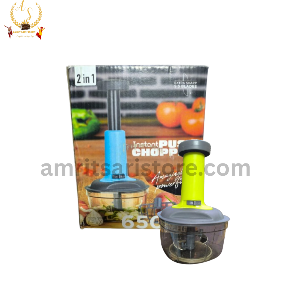 2-in-1 Push Chopper – 650ml