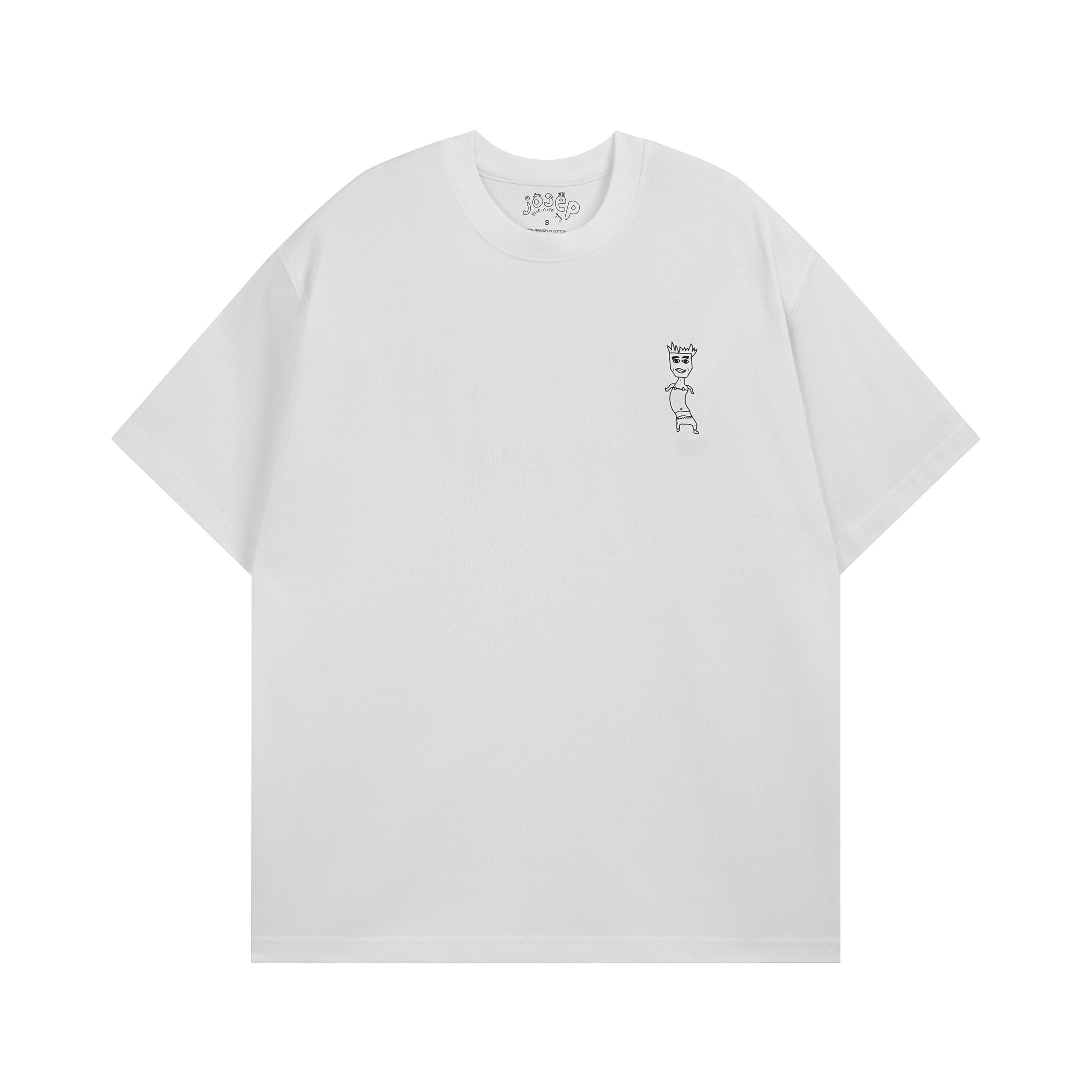 Hæfiġ Tee Sċyrte in White