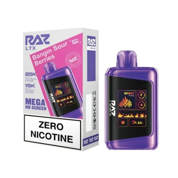 Raz LTX Zero 25,000 Puffs Disposable Vape (0% Nicotine)