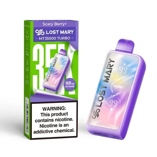 Lost Mary MT35000 Turbo Disposable Vape – Dual Mode, 35,000 Puffs, 20mL, Rechargeable
