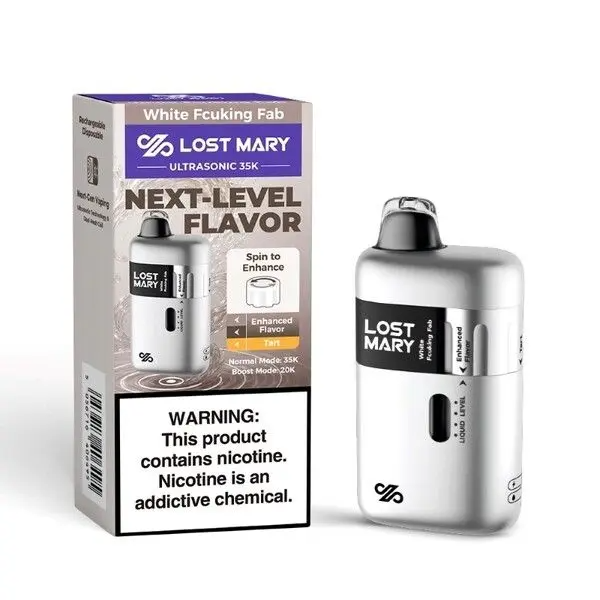 Lost Mary Ultrasonic 35,000 Puffs Disposable Vape – Ultrasonic Coil, 20mL, Rechargeable