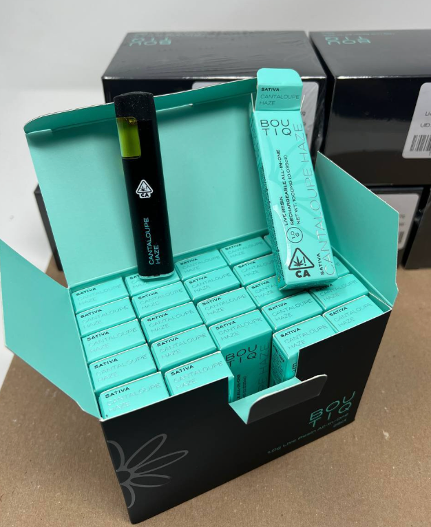 Boutiq Live Resin Rechargeable Disposable 1g – Premium Quality Vape Pen