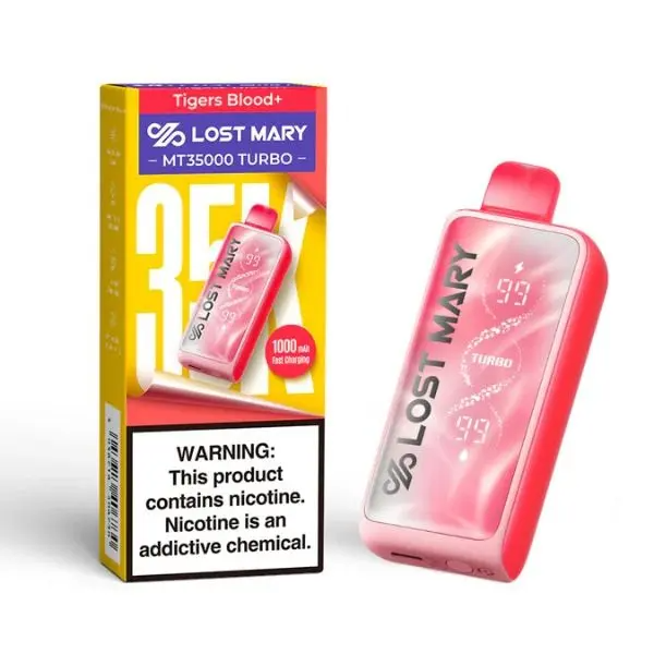 Lost Mary MT35000 Turbo Disposable Vape – Dual Mode, 35,000 Puffs, 20mL, Rechargeable