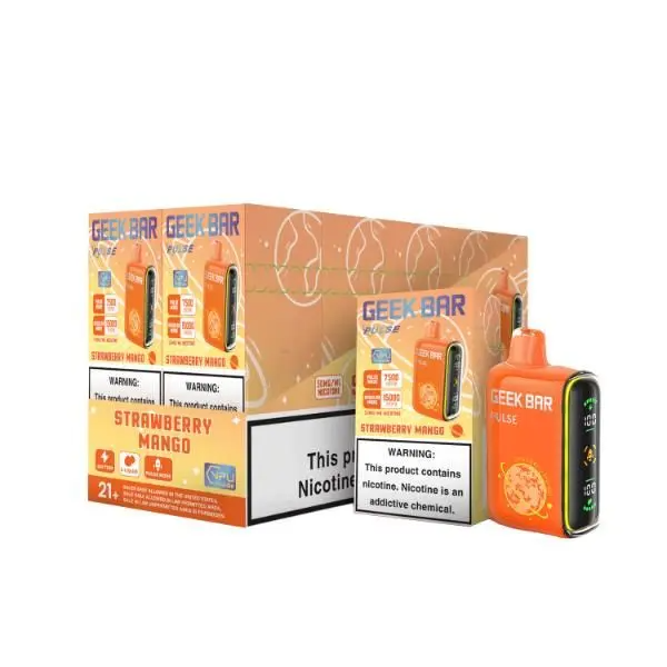 Geek Bar Pulse 15,000 Puffs Disposable Vape – 16mL Dual Mesh, Rechargeable