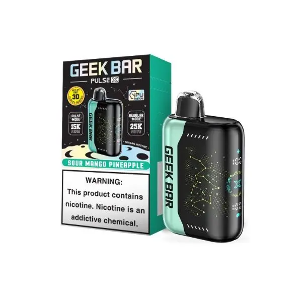 Geek Bar Pulse X 25,000 Puffs Disposable Vape | Dual Mesh Coil | Type-C Rechargeable