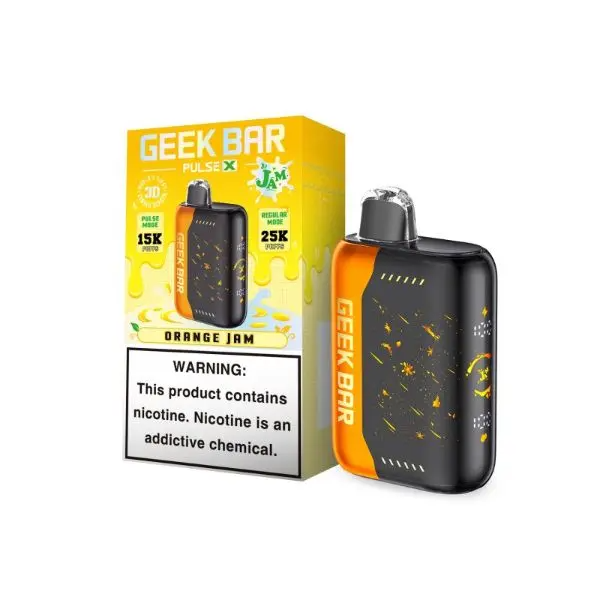 Geek Bar Pulse X Jam Edition 25,000 Puffs Disposable Vape | Dual Mesh Coil | Rechargeable