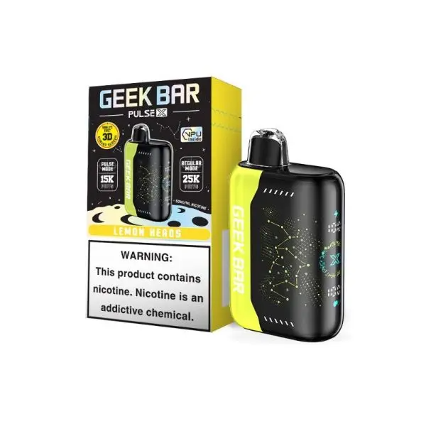 Geek Bar Pulse X 25,000 Puffs Disposable Vape | Dual Mesh Coil | Type-C Rechargeable