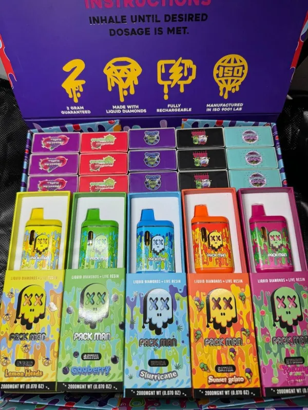 Packman Disposable 2g – Rechargeable Vape | Bulk Wholesale Sale