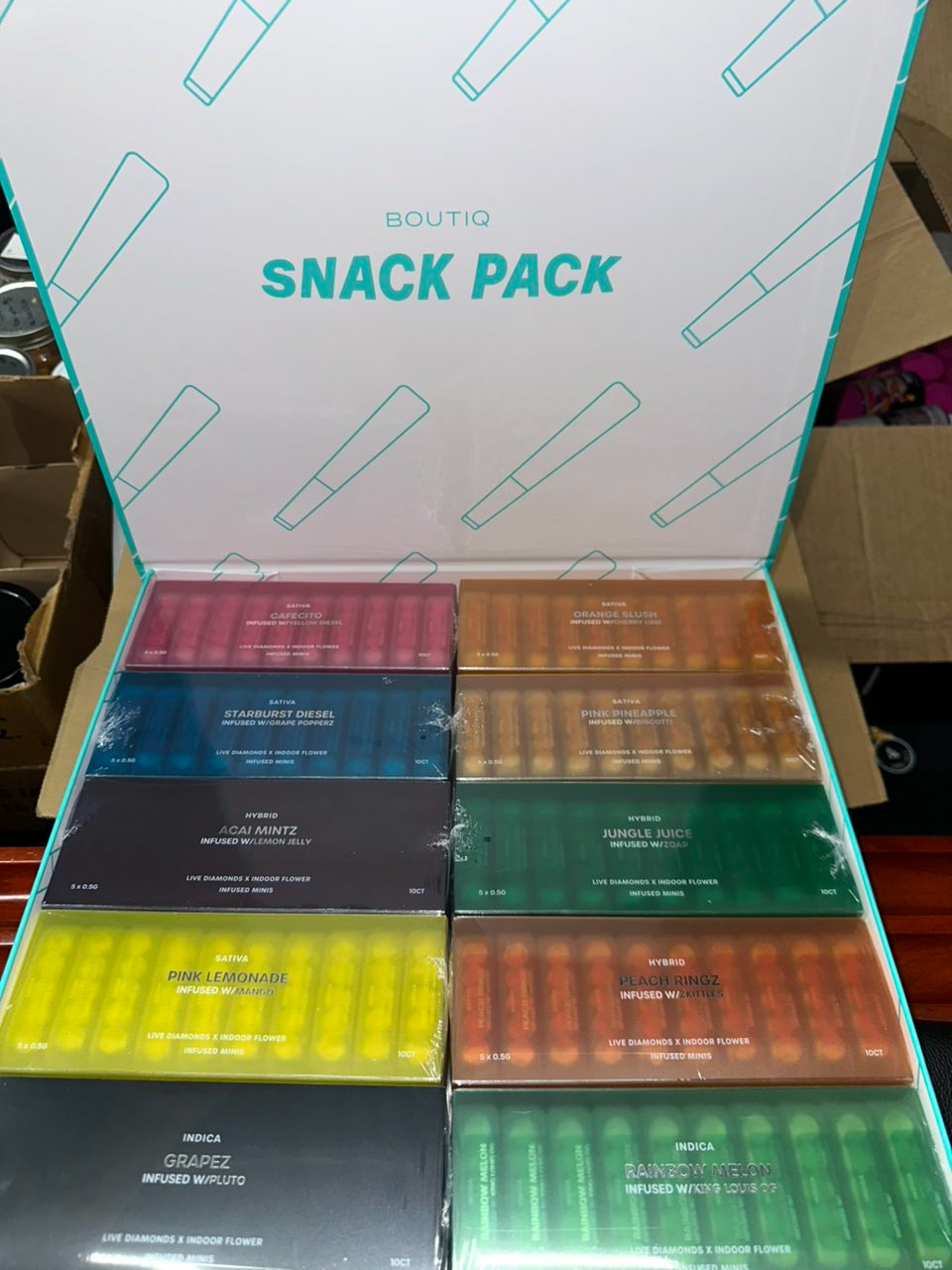 Boutiq Snack Pack Pre Rolls – Bulk Deal | Premium Indoor Flower Pre Rolls