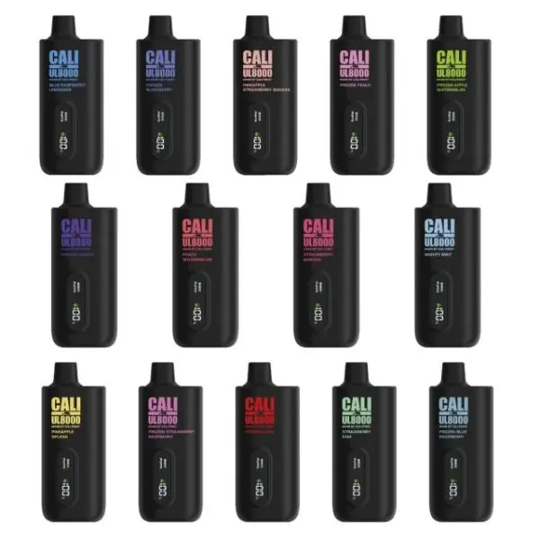 Cali Pods UL8000 Zero Nicotine Rechargeable Disposable Vape (8,000 Puffs)