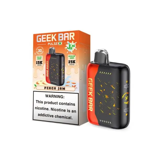 Geek Bar Pulse X Jam Edition 25,000 Puffs Disposable Vape | Dual Mesh Coil | Rechargeable