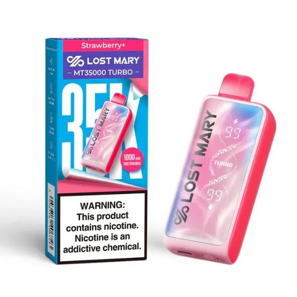 Lost Mary MT35000 Turbo Disposable Vape – Dual Mode, 35,000 Puffs, 20mL, Rechargeable