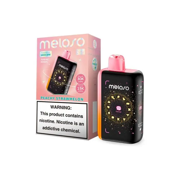 Geek Bar Meloso 30,000 Puffs Disposable Vape | 5% Nicotine | Dual Mesh Coil
