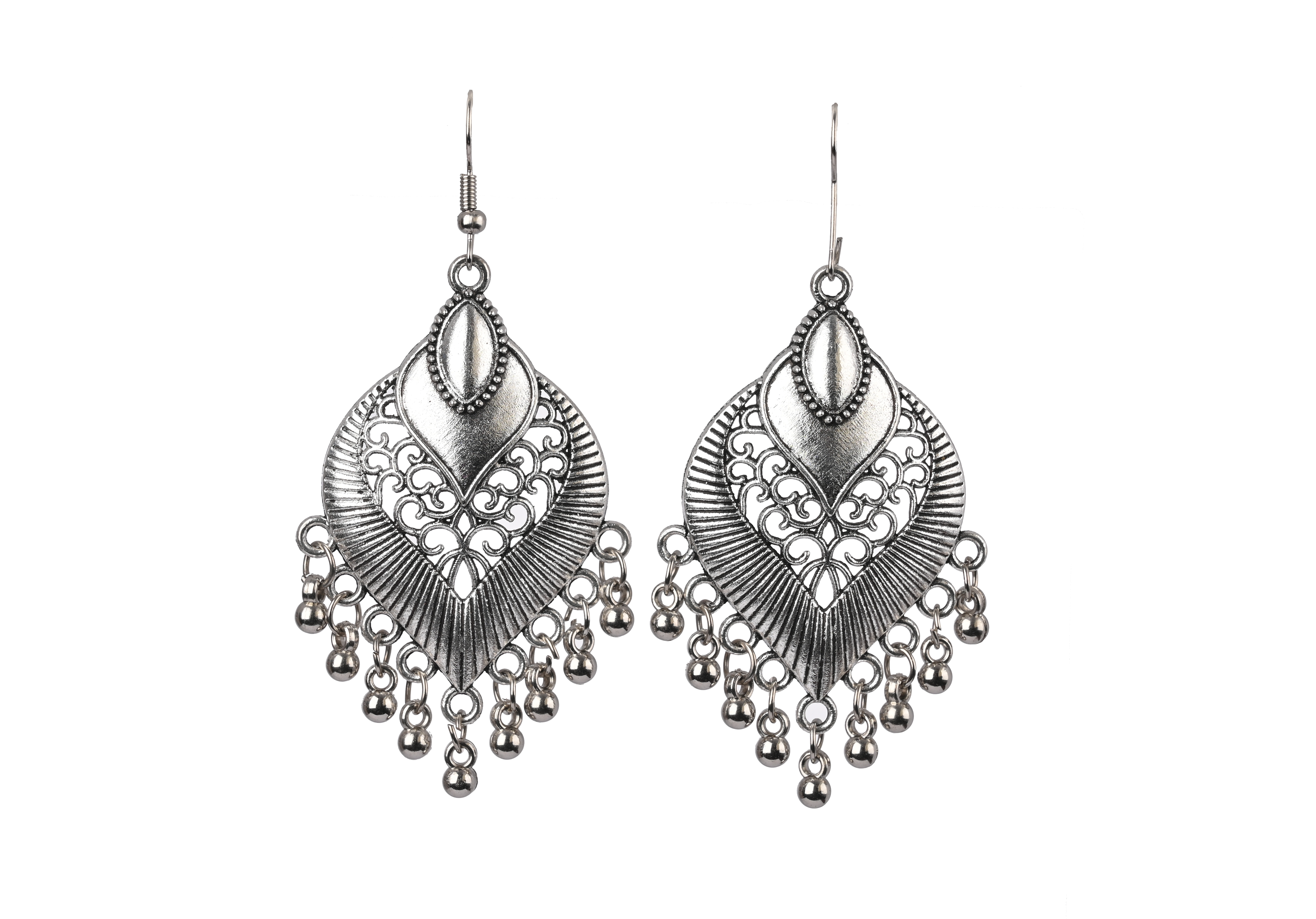 Antique Silver Dangling Earrings